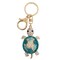 Wrapables Crystal Bling Key Chain Keyring Car Purse Handbag Pendant Charm, Blue Sea Turtle